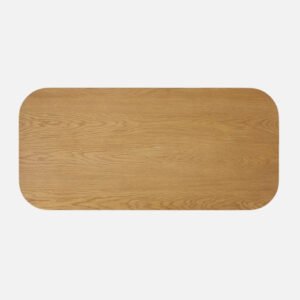 Ribbed Series Engineered Wood Coffee Table - Image 2