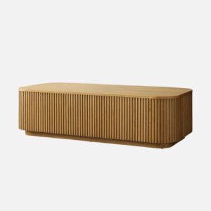 Ribbed Series Engineered Wood Coffee Tabl