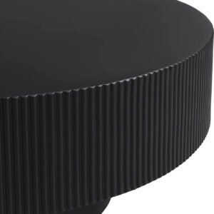 Fluted Pedestal Coffee Table