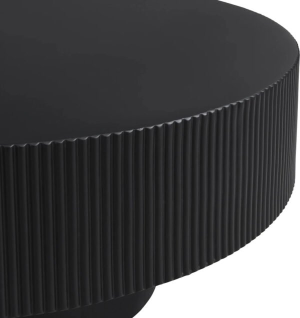 Fluted Pedestal Coffee Table