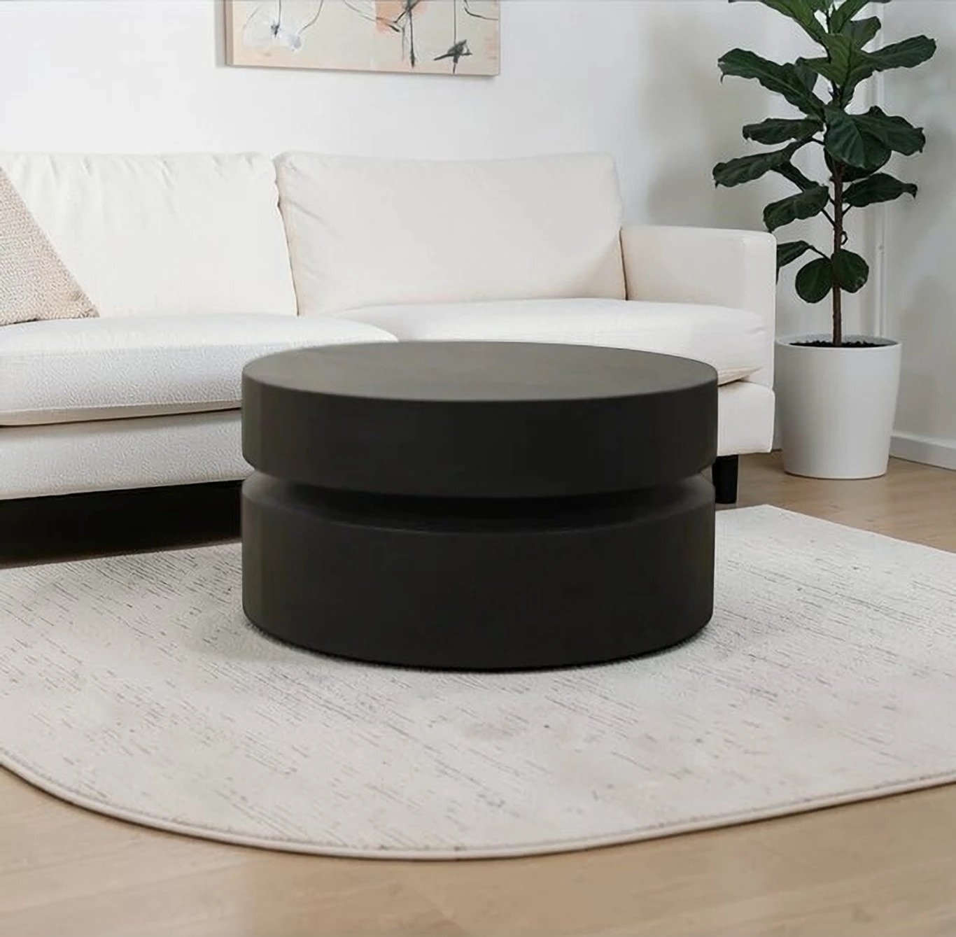 Eclipse Handmade Drum Center Table