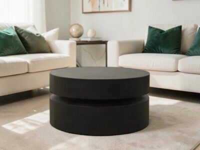 Eclipse Handmade Drum Center Table