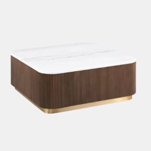 Square Fluted Coffee Table