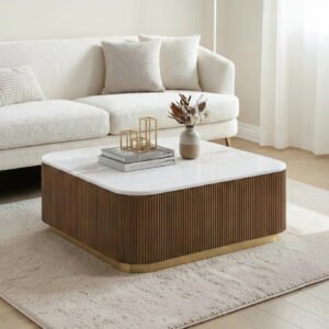 Square Fluted Coffee Table