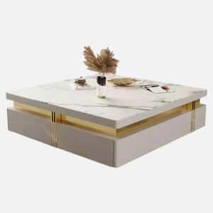 White Wooden Coffee Table