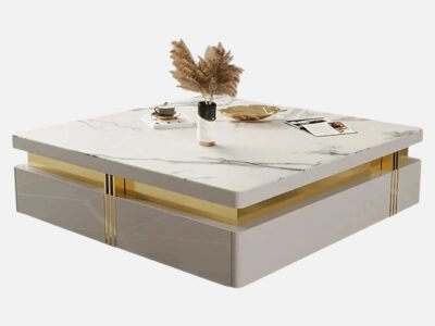 White Wooden Coffee Table