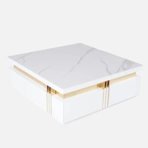 White Wooden Coffee Table