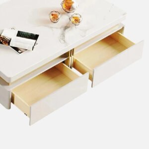 White Wooden Coffee Table