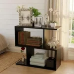 wood bedside table