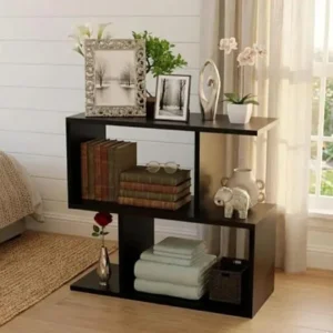 wood bedside table