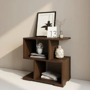 wood bedside table