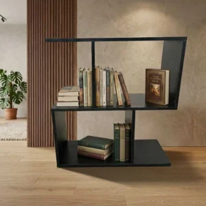 wood bedside table