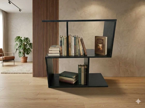 wood bedside table