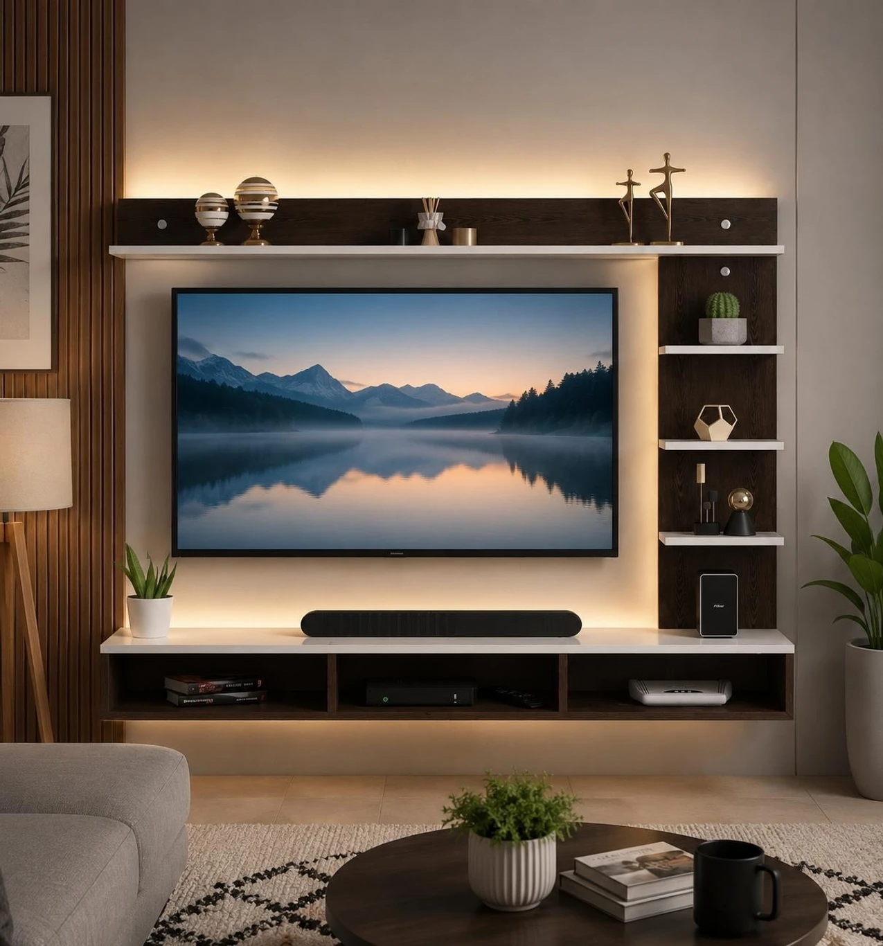 Modern Wooden TV Unit