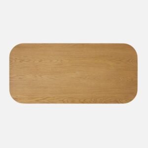 Tanush Furnitures Modern Ribbed Series (Natural Wood / Oak Finish) - Image 5