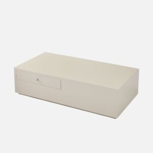 Tanush Furnitures Havenwood Modern Living Room Coffee Table with Integrated Drawer (White) - Image 8