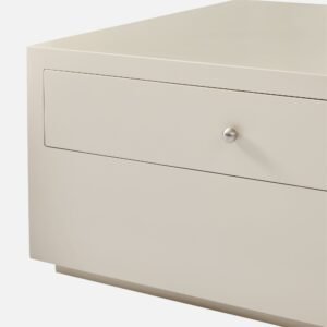 Tanush Furnitures Havenwood Modern Living Room Coffee Table with Integrated Drawer (White) - Image 7