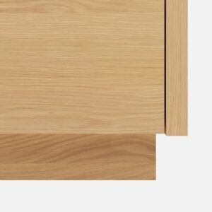 Tanush Furnitures Aurvian Modern Engineered Wood Storage Coffee Table with Dual Side Drawers (Oak or Light Brown) - Image 7