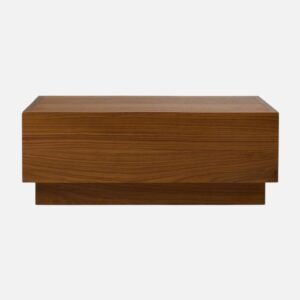 Tanush Furnitures Arbor Wooden Glide Coffee Table (Brown) - Image 7