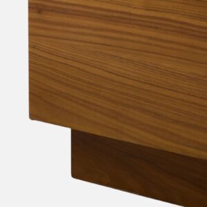 Tanush Furnitures Arbor Wooden Glide Coffee Table (Brown) - Image 4