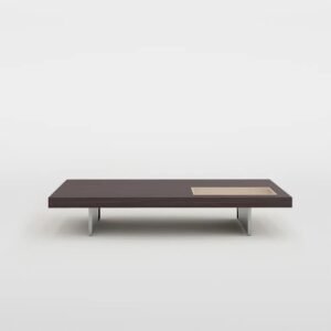 Tanush Furnitures Modern Sam Wooden Coffee Table - Mica Center Table with Inbuilt Tray (Oak) - Image 2