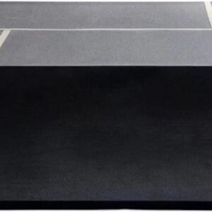 Tanush Furnitures Modern Obsidian Sun-Inlay Coffee Table (White) - Image 4