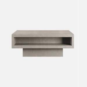 Tanush Furnitures Modern Wooden Storage Coffee Table (Slate Grey) - Image 7