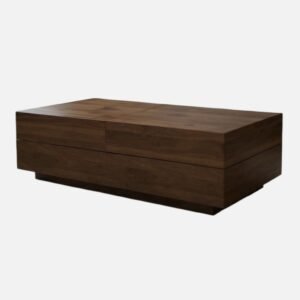 Tanush Furnitures Urban Slide Series with Storage (Walnut Brown) - Image 6
