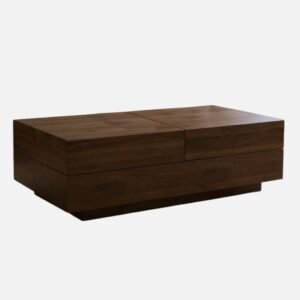 Tanush Furnitures Urban Slide Series with Storage (Walnut Brown) - Image 7