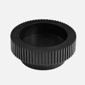 Tanush Furnitures Modern Round Coffee Table Crafted in Solid Wood with Hidden Storage (Black) - Image 4