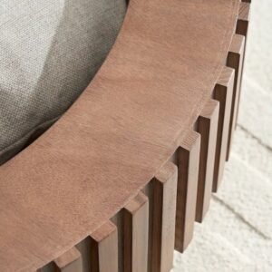 Tanush Furnitures Modern Matth Coffee Table with Hidden Storage (Brown) - Image 5