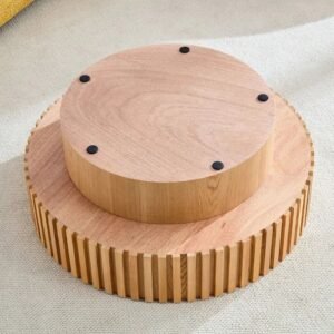 Tanush Furnitures Wooden Coffee Table with Hidden Interior (Natural Oak) - Image 4