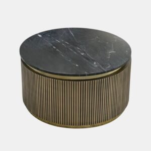 Tanush Furnitures Modern Designer Coffee Table (Golden Yellow) - Image 5