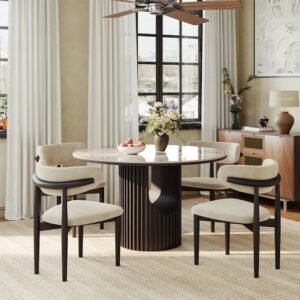 Tanush Furnitures The Radius Center-Base Table (Black) - Image 8