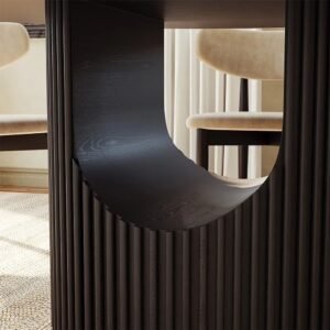 Tanush Furnitures The Radius Center-Base Table (Black) - Image 4