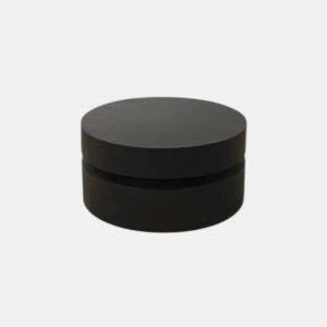 Tanush Furnitures Eclipse Handmade Drum Center Table (Black) - Image 4