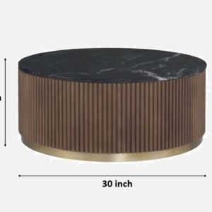 Tanush Furnitures Modern Aurelia Handmade Coffee table (Brown) - Image 3