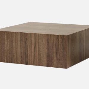 Tanush Furnitures Modern Square Coffee Table (Walnut Brown) - Image 5