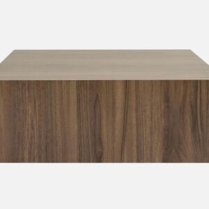 Tanush Furnitures Modern Square Coffee Table (Walnut Brown) - Image 6