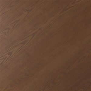 Tanush Furnitures Round Wood Dining Table with Slatted Pedestal Base (Brown) - Image 6