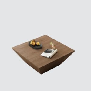 Tanush Furnitures Modern Storage Coffee Table with Hidden Drawer (Brown) - Image 8