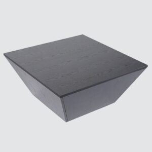 Tanush Furnitures Modern Sigma Coffee Table with Seamless Hidden Storage Drawer (Black) - Image 5
