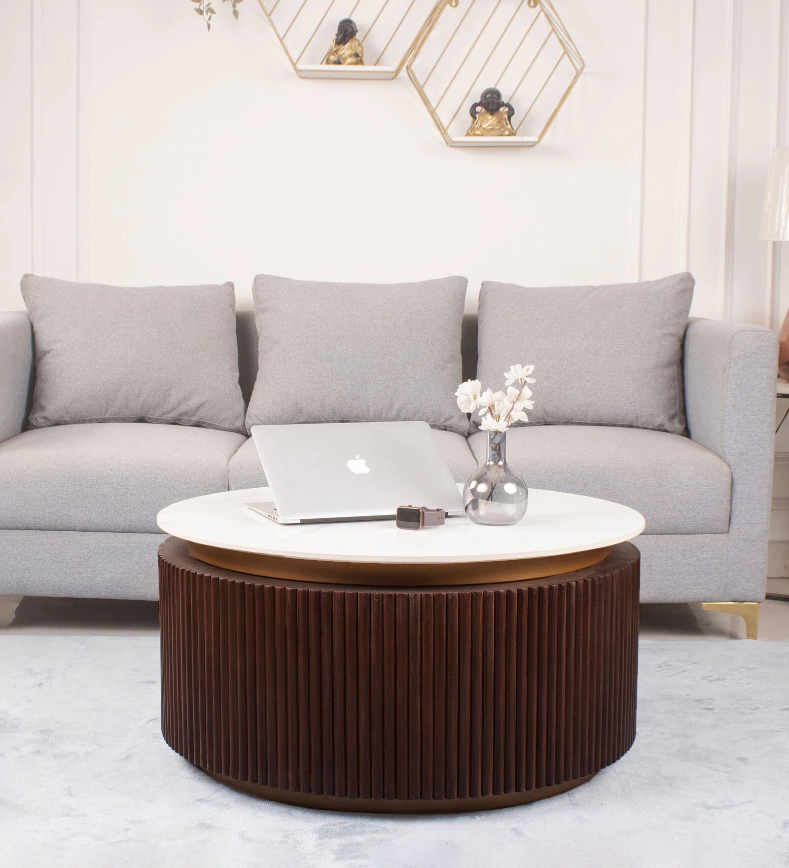 Modern Round Coffee Table for Contemporary Living Rooms