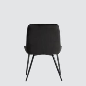 Hampton Heritage Quilted Dining Chair – in Black Colour - Image 5