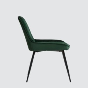 Hampton Heritage Quilted Dining Chair – in Emerald Green Colour - Image 5