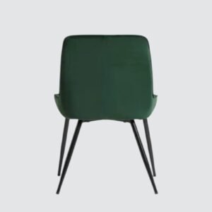 Hampton Heritage Quilted Dining Chair – in Emerald Green Colour - Image 6