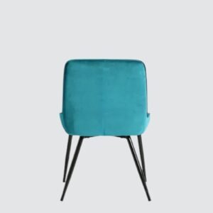 Hampton Heritage Quilted Dining Chair – in Teal BlueColour - Image 6