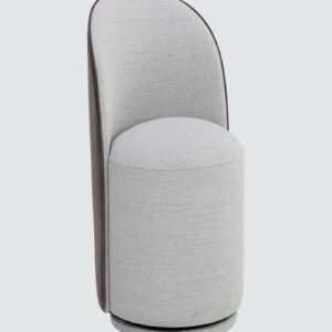 Deona Contemporary Modern Chair with Grey Colour - Image 3
