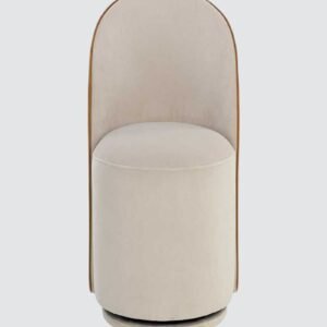 Deona Contemporary Modern Chair with Cream Colour - Image 4