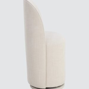 Deona Contemporary Modern Chair with Off White Colour - Image 5